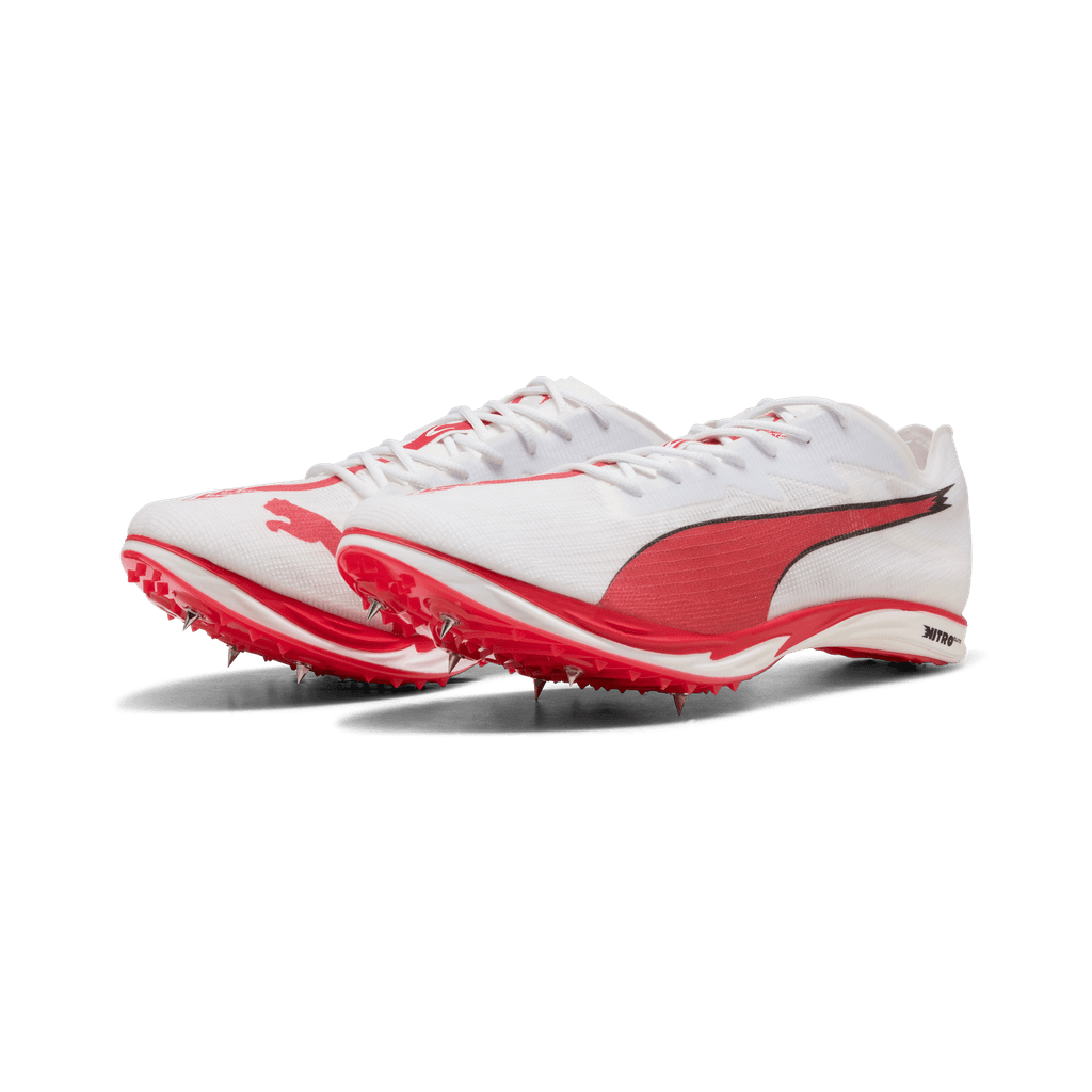 Puma Mid Distance NITRO™ Elite 3F — Farbe PUMA White-For All Time Red-PUMA Gold